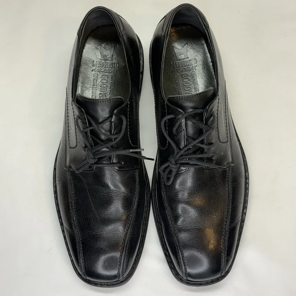 Mephisto‎ Mens Phoebus US 10 Leather Goodyear Welt Comfort Dress Shoes Air Relax